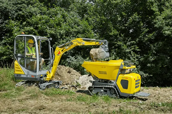 DT10 Tracked Dumper - Diesel - Swivel-Tip Skip